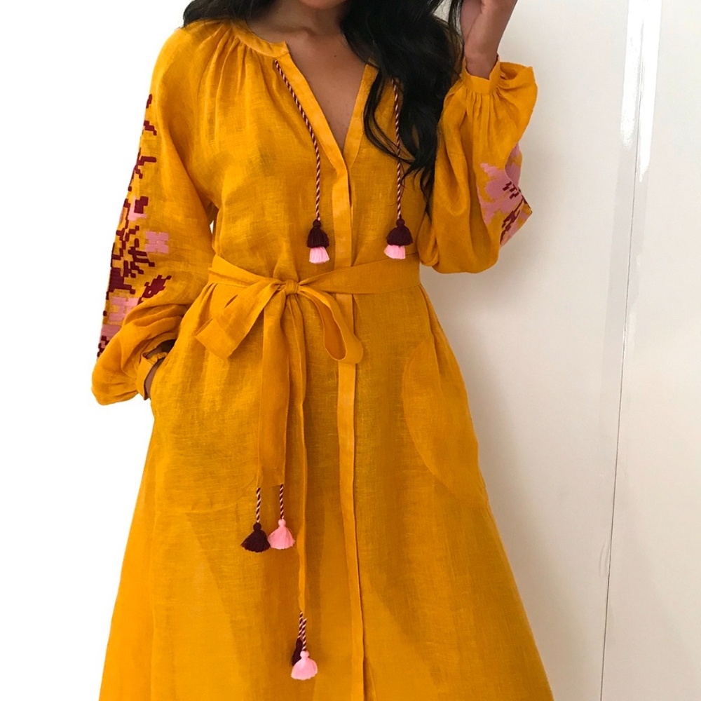 March 11 Linen maxi dress